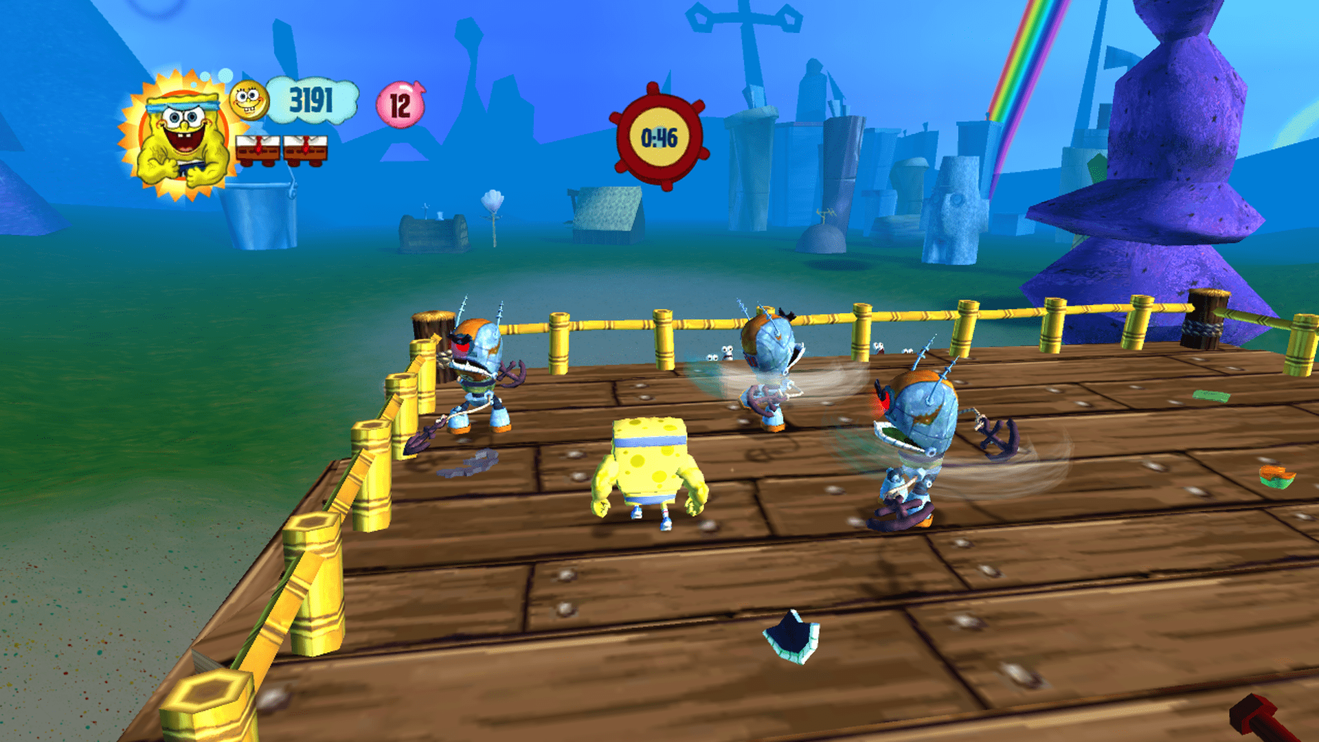 Зображення: Паролі до гри SpongeBob's Truth or Square на Xbox 360, Wii, PSP та DS