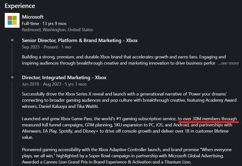 Кількість користувачів Xbox Game Pass встановила новий рекорд
