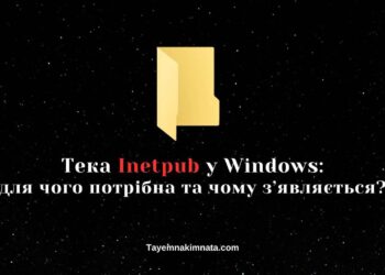 Тека Inetpub у Windows для чого потрібна та чому з’являється