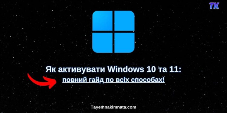 Активація Windows 10. Як активувати Windows 11. Цифрова ліцензія Windows.