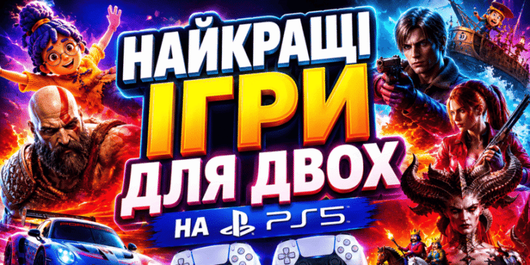 PS5 ігри на двох та більше гравців.