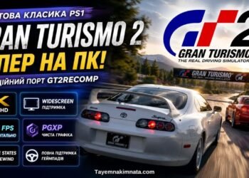 Gran Turismo 2 на ПК. Неофіційний порт GT2Recomp з підтримкою 4K, widescreen і 60 FPS.