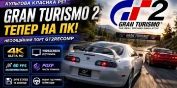 Gran Turismo 2 на ПК. Неофіційний порт GT2Recomp з підтримкою 4K, widescreen і 60 FPS.
